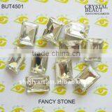 7X21mm Rectangle Strip Crystal Fancy Stone Beads BUT4501 thumbnail-1