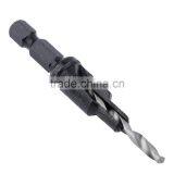 4 Pcs HSS Countersink Drill Bits + 1 Pcs 1/4 Quick Change Hole Hex Shank Screw Hot Search thumbnail-6