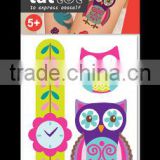 mini Kid Color Temporary Tattoo Owl and Bird child tattoos