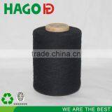 HAGO ne10s black recycled blended cotton gloves yarn