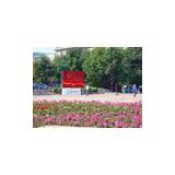 Full Color Building Video Top 1R1G1B Led Outdoor Display Board 348Pixel P10