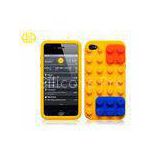 100% eco - friendly PC Cell Phone Protective Cases for iphone 5S yellow