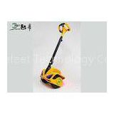 Yellow Two Wheel Electric Vehicle Self Balanced Scooter With Lithium Battery