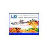 Fried Square Doritos Corn Chips Making Machine , 220kg/h Extruded Snacks Machinery