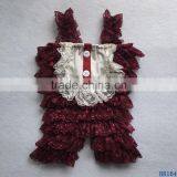 Boutique Wholesale Infant Clothing Petti Baby Girls Lace Ruffles Romper BR164 thumbnail-1
