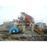 Natural river sand, lake sand, sea sand processing equipments, for 10-15t sand processing line with washer, screen, feeder