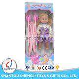 2017 Pretty Vinyl 16 Inch American Girl Doll Factory With Pram