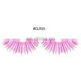 Party Carnival Halloween Wholesale Fashion Colorful Pink False Eyelash E-0031 thumbnail-1
