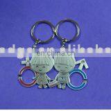 2013 Fashion Custom Boy and Girl Shape Lover Keychain