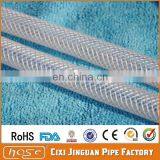 Cixi Jinguan 10mm Food Grade Flexible Clear PVC Braided Potable Water Hose Pipe,Soft Clear Fiber Reinforced PVC Water Hose Tube thumbnail-2