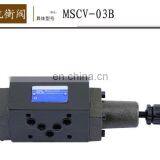 MSCV Series MSCV-02 MSCV-03 MSCV-04 MSCV-06 Modular Sequence Valve Hydraulic Actuators Solenoid Control Valve Throttle Valve thumbnail-1