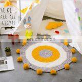 Wholesale Round Soft Knitting Baby Mats for Playing thumbnail-3
