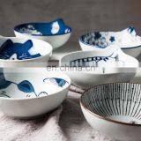 Japanese Style Household Cartoon Hand-painted Cat Ceramic Bowl Children's Rice Seasoning Bowl Dipping Ceramic Dish thumbnail-3