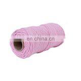 Twisted 3mm 100% Cotton White Multi Strand Braided Custom 1mm-10mm Cotton Rope Macrame Cord thumbnail-6