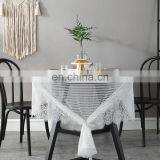 Rectangle Lace Tablecloth Christmas White Lace Wedding Table Cover Xmas Table Cloth Dinner Party Home Decor thumbnail-4