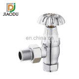 TRV Forged Brass Radiator Valve Angle Type Without Handle Flooring Heating System Valves thumbnail-2