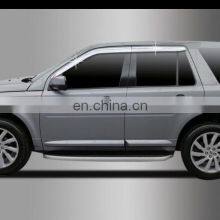Chrome Door Visor Side Window Deflector Shade Sun Rain Shield Silver Strips Guard for Land Rover Discovery Freelander 2 thumbnail-3