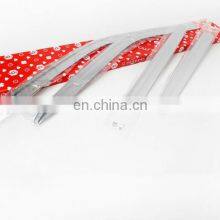 Chrome Door Visor Side Window Deflector Shade Sun Rain Shield Silver Strips Guard for Land Rover Discovery Freelander 2 thumbnail-4