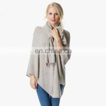 Женские плащи-панчо из чистогоCashmere для зимы, а также шарфы для женщин thumbnail-5