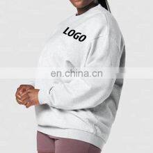 Best Quality Sweat Shirt Embroidered Hoodies Women Hoodies Sweat Shirts OEM Printed Sweatshirt thumbnail-1
