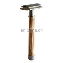 Eco-friendly Bamboo Razor Bamboo Handle Mens Shaving Double Edge Safety Razor thumbnail-2