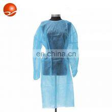 Light Weight PP/SMS/PE Coated Isolation Gown Waterproof Blood Fluid Resistance Fire Retardant thumbnail-1