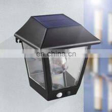 Waterproof Outdoor Sensor Garden Wall Plastic Led Solar Lamp thumbnail-2