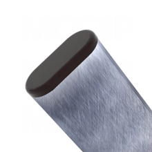 60x30mm 70x40mm 80x40mm 50x20 Grey Oval Flat Head Steel Tube Blanking Plastic Oval Pipe Plug thumbnail-4