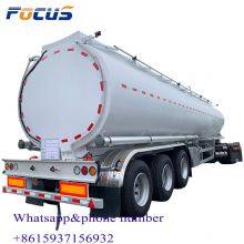 Heavy Duty 3 Axles Aluminum/ Carbon Steel Oil /Fuel Tank Tanker Semi Trailer for Sale ,oil Transportation thumbnail-4