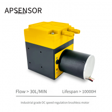 Industrial Miniature Air Pump Ap2430t High-flow Brushless Diaphragm Air Pump Tga-3osn24bl thumbnail-3