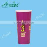 Double PE Paper Cups , Disposable Juice Paper Cups With Lids