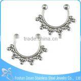 New Arrival Thai Style U Shape Septum Piercing Fake Crystal thumbnail-5