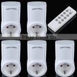 Energy Saving Wireless Remote Control Electrical Outlet Switch Adapter & Converter Kit for Household Appliances thumbnail-1