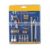17PCS Pneumatic Accessories Sets