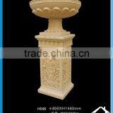 Sandstone Lighted Flower Pots thumbnail-3