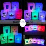 Plastic Ice Bucket Led Light Party Bucket Changing Ice Bucket