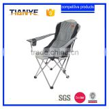 portable beach fishing steel armrest chair with sponge