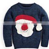 Kids Fashion Knitwear Baby Long Sleeve Cotton Christmas Sweater thumbnail-1