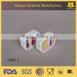 Ceramic Condiment Set, Decorative Salt and Pepper Shakers thumbnail-2