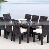 New Products Rattan Cheap 8 Seater Dining Table