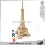 Educational New Design Drawing Construction Wooden 3D Puzzle thumbnail-3