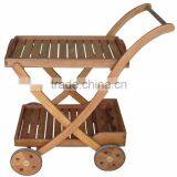 Tea Trolley, tea serving trolley, tea serving trolley, outdoor furniture, wood furniture, garden furniture