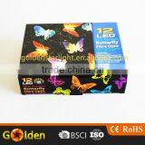 Hot Selling 12 Led Solar Butterfly String Decoration Light for Garden thumbnail-6