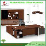 Popular High End Modern Design Office Furniture Standing Desk l Shaped Office Desk Boss Table thumbnail-2