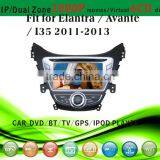 2 Din Car Dvd Player tv Antenna Fit for Hyundai Elantra Avante I35 2011 - 2013 With Radio Bluetooth Gps tv Pip Dual Zone