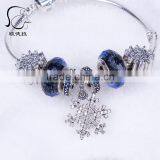 EUBS Wholesale 925 Sterling Silver 3mm Snake Chain Bracelet thumbnail-3