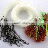 The New 2016 Japan Fishing Hooks 25pcs/1 Bag Longline Traces Flasher Tubing Hook 50cm Fishhook Lure Hook for Fishing thumbnail-1