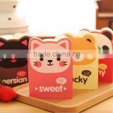 2016 Lovely Mini Cartoon Bear Notebook Message Cheap Paper Memo Pad Notebook
