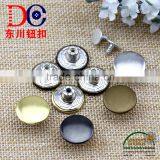 Eco-friendly Product Flat Top Metal Jeans Button for Jeans