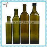 Food Grade Dark Green 250ml,500ml,750ml,1000ml Marasca Olive Oil Bottles Wholesale